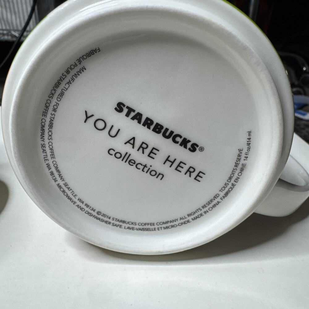 TWO Starbucks~Collectible Coffee Mug~You are Here Collection~DALLAS~2014 & 2015 - Picture 6 of 6
